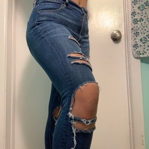 America Eagle Ripped Jeggings